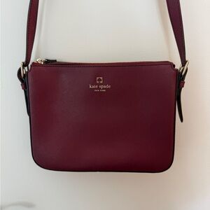 Kate Spade Deep Red Crossbody Bag